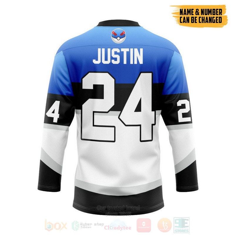 Pokemon Trainers Great Ball Personalized Hockey Jersey 1