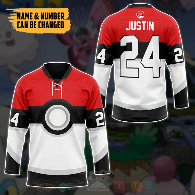 BEST Pokemon Trainers Personalized Jersey Hockey 3 Pokemon Trainers Personalized Hockey Jersey 1 2