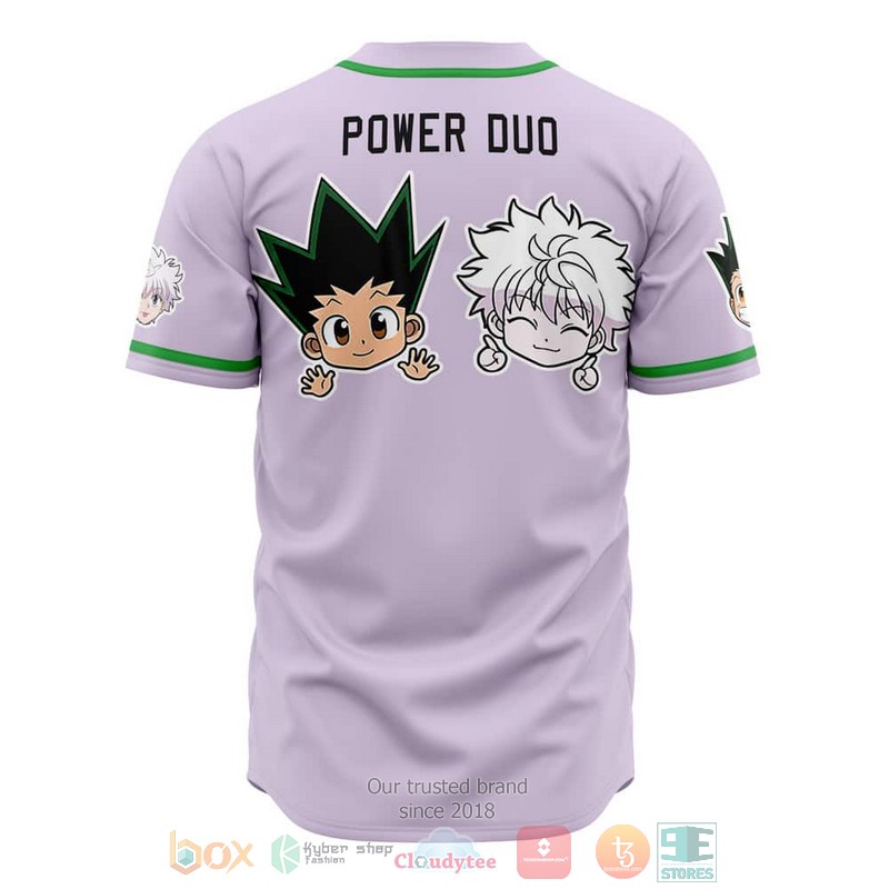 HOT Power Duo Gon Killua Hunter X Hunter Baseball Shirt 2 Power Duo Gon Killua Hunter X Hunter Baseball Jersey 1