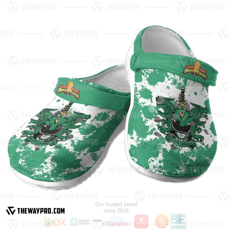 Power Rangers Mighty Morphin Green Ranger Custom Clogs 1