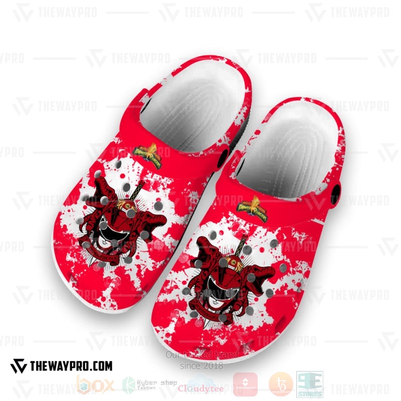 Power Rangers Mighty Morphin Red Ranger Custom Clogs 1