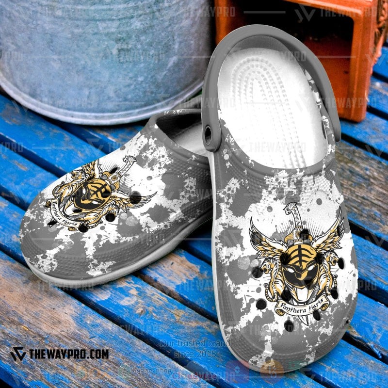 Power Rangers Mighty Morphin White Ranger Custom Clogs