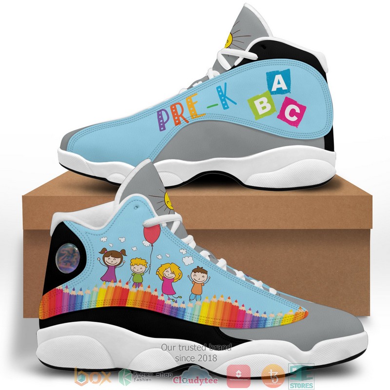 Pre K ABC Air Jordan 13 Sneaker Shoes