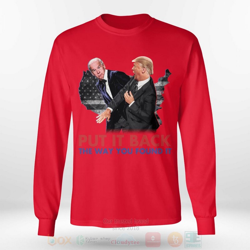 BEST Put It Back The Way You Found It Unisex Long Sleeve Tee, Shirt 10 Put It Back The Way You Found It Long Sleeve Tee Shirt 1 2 3 4 5 6 7 8 9