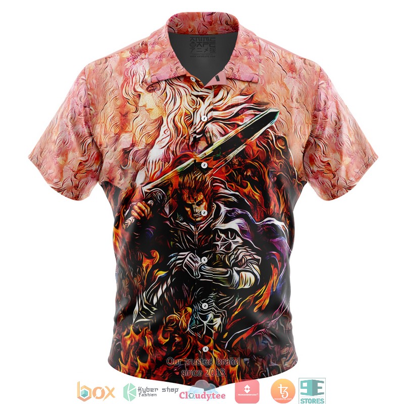 Quest Of Guts Berserk Button Up Hawaiian Shirt 30 Quest Of Guts Berserk Button Up Hawaiian Shirt