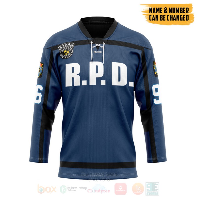 Raccoon Police Department Personalized Hockey Jersey