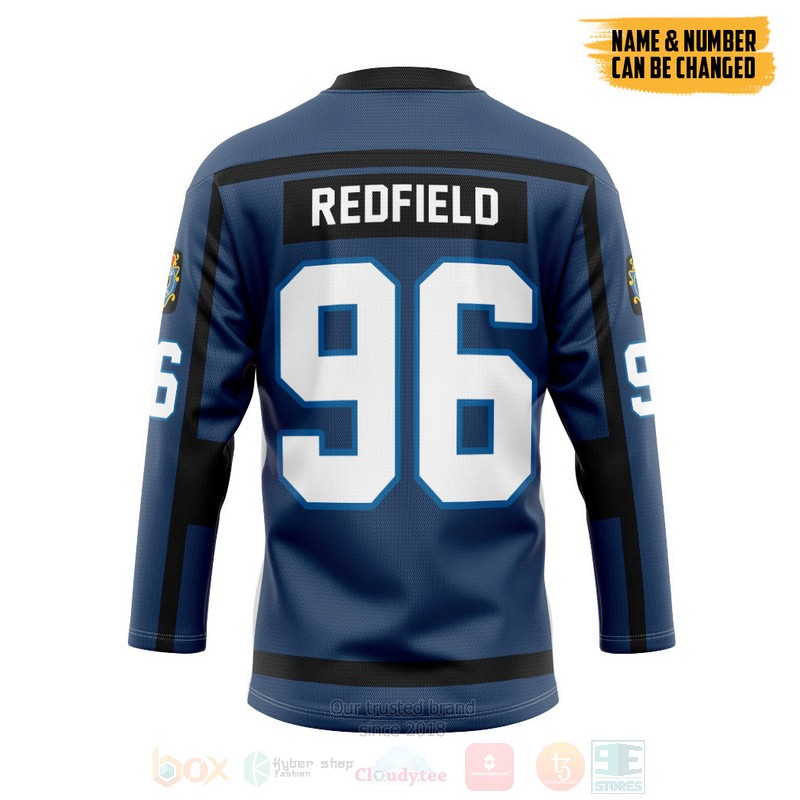 Raccoon Police Department Personalized Hockey Jersey 1