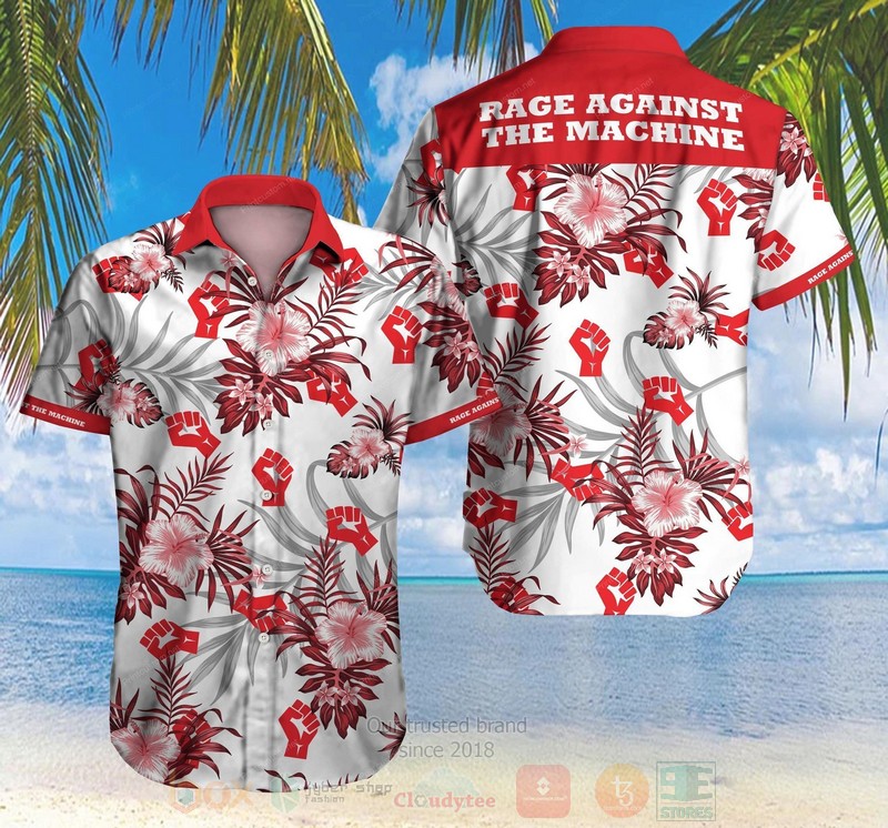 Rage Against The Machine Short Sleeve Hawaiian Shirt
