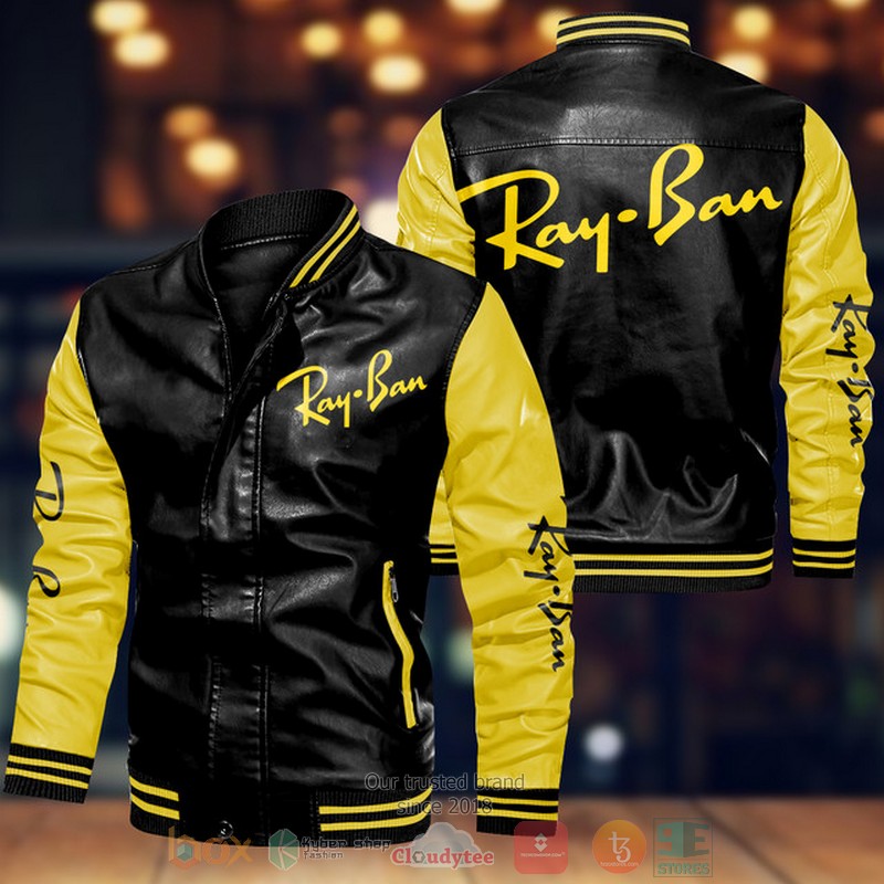 Ray Ban Leather bomber jacket