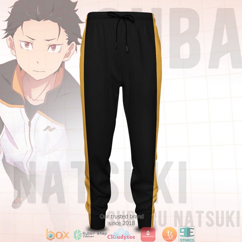 Re Zero Subaru Natsuki Jogger Pants