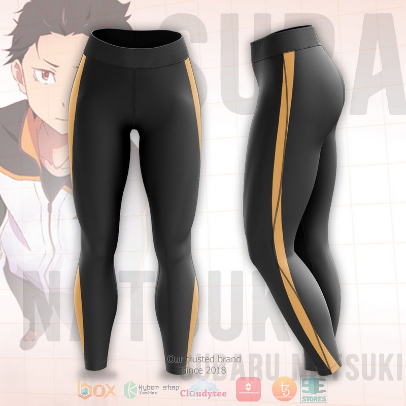 Re Zero Subaru Natsuki Unisex Leggings 1