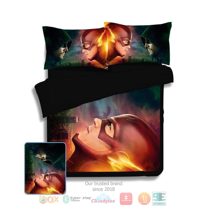 Red and Green The Flash Bedding Set
