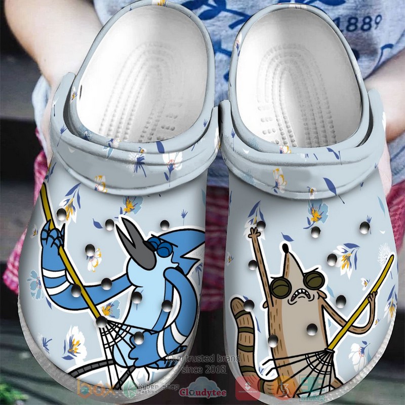 Regular Show Mordecai and Rigby Crocband Clog 1
