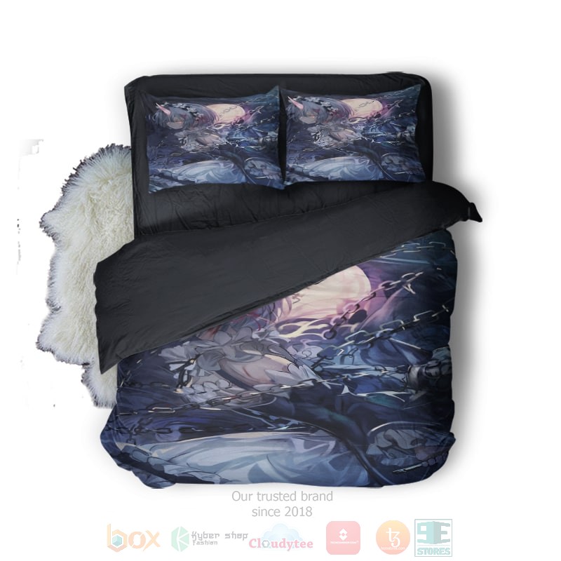 Rem Demon Horn Chains Fusion Re Zero Bedding Set