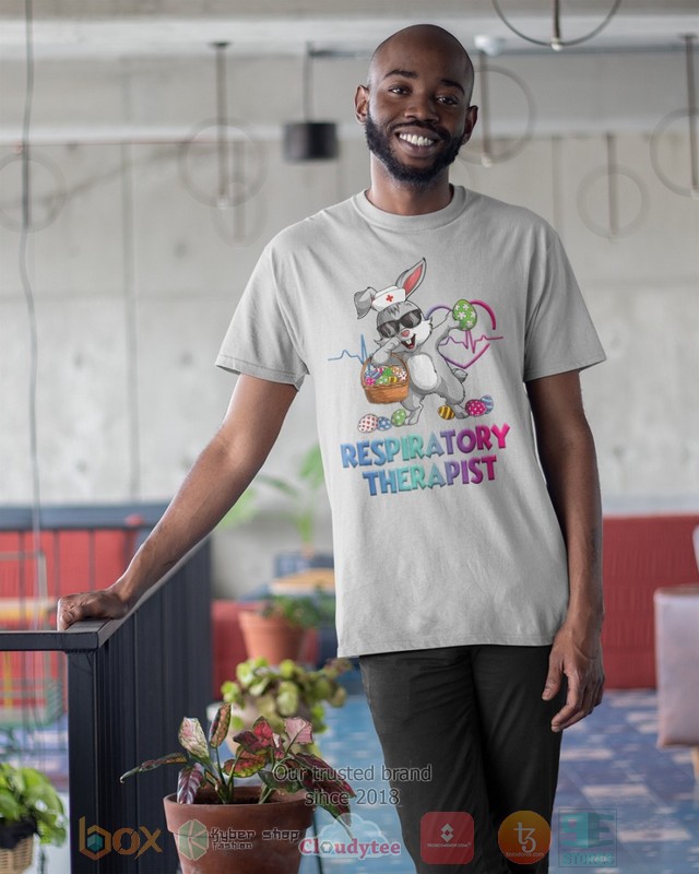 NEW Respiratory Therapist Bunny Dabbing shirt, hoodie 3 Respiratory Therapist Bunny Dabbing shirt hoodie 1 2