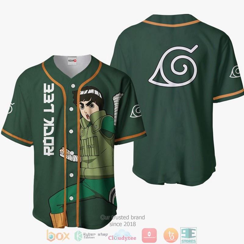 Rock Lee Naruto Baseball Jersey Shirt