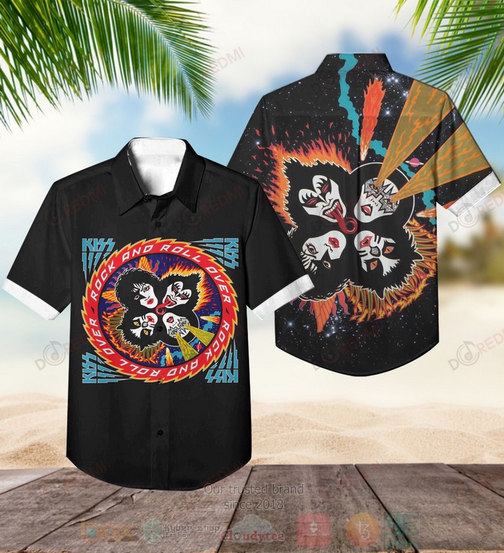 Rock and Roll Over Kiss Hawaiian Shirt