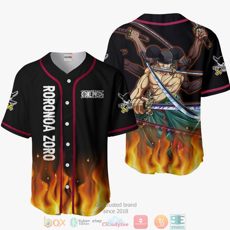 Roronoa Zoro Ashura One Piece Baseball Jersey Shirt