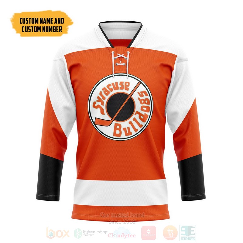 SS Syracuse Bulldogs Personalized Hockey Jersey
