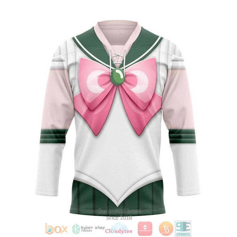 Sailor Jupiter Hockey Jersey Shirt 1 Sailor Jupiter Hockey Jersey Shirt