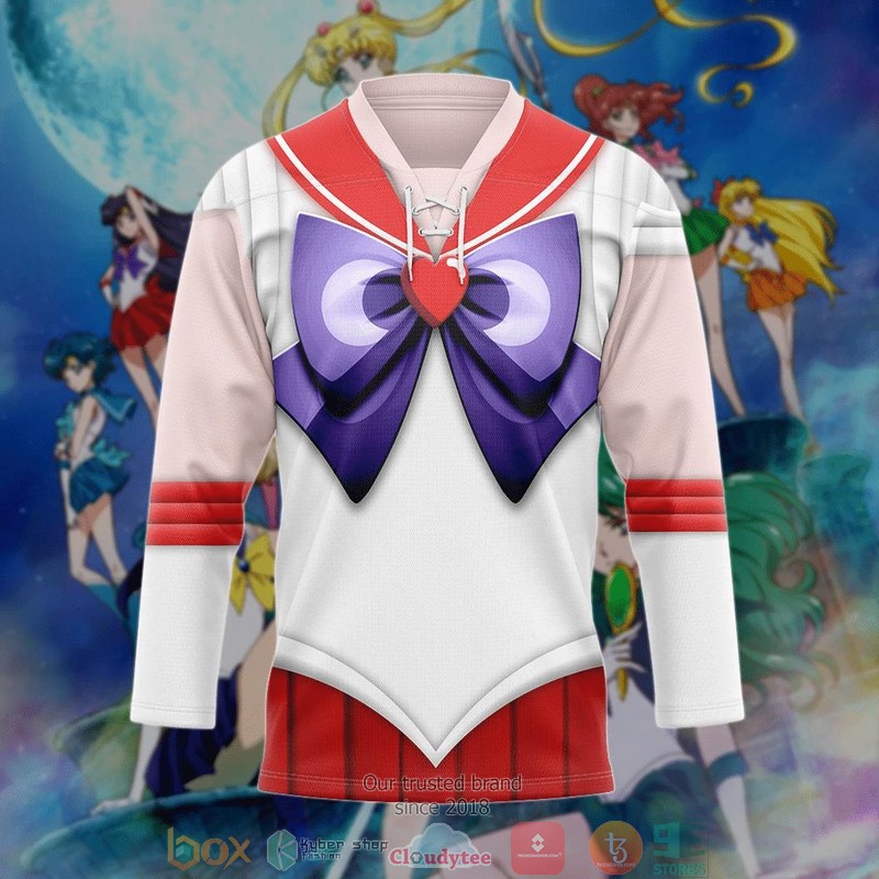 Sailor Mars Hockey Jersey Shirt 3 Sailor Mars Hockey Jersey Shirt 1 2