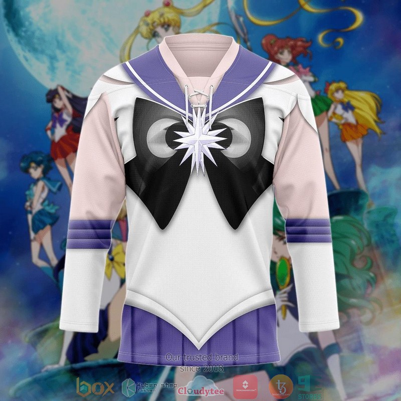 Sailor Saturn Hockey Jersey Shirt 3 Sailor Saturn Hockey Jersey Shirt 1 2