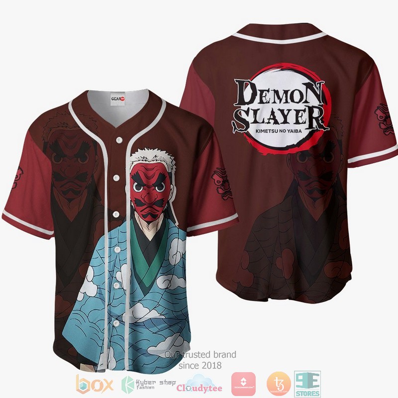 Sakonji Urokodaki Demon Slayer Baseball Jersey Shirt 7 Sakonji Urokodaki Demon Slayer Baseball Jersey Shirt