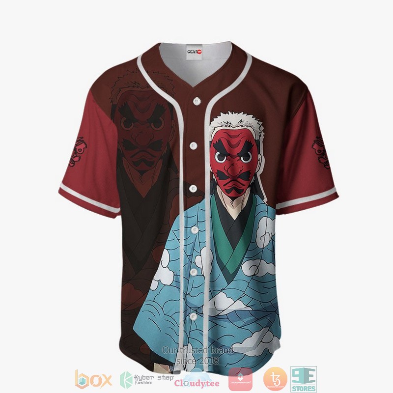 Sakonji Urokodaki Demon Slayer Baseball Jersey Shirt 2 Sakonji Urokodaki Demon Slayer Baseball Jersey Shirt 1