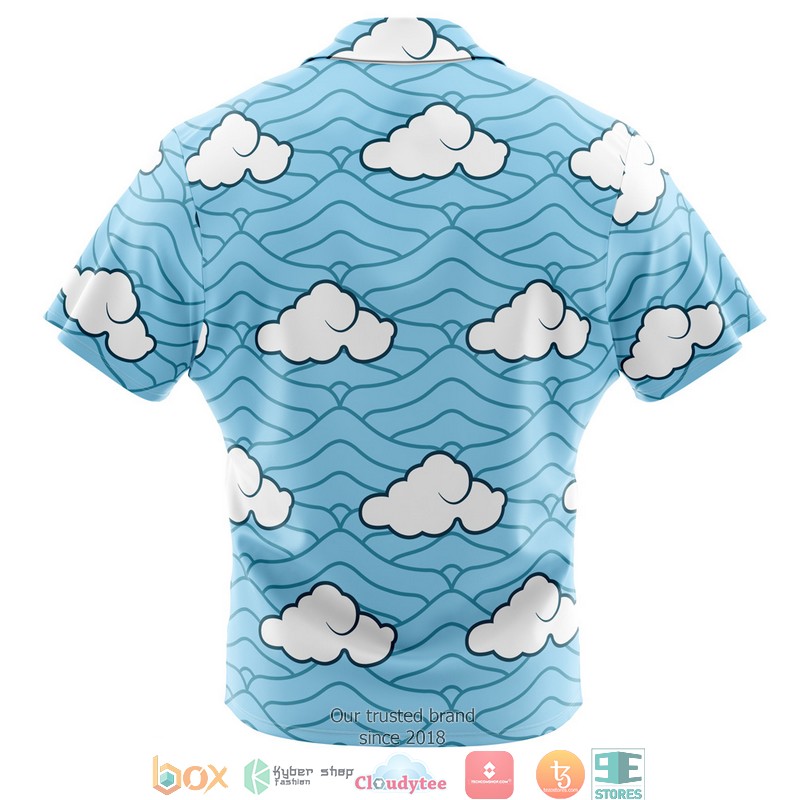 Sakonji Urokodaki Demon Slayer Button Down Hawaiian Shirt 1
