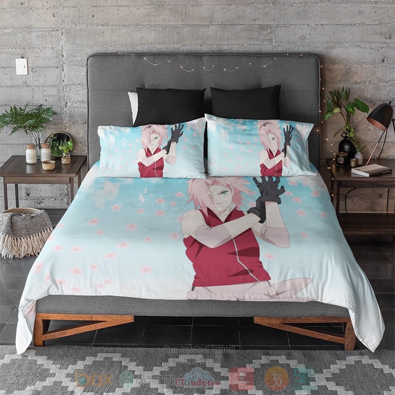 HOT Sakura Haruno Alternative Chakra Blend Naruto Bedroom Bedding Set 2 Sakura Haruno Alternative Chakra Blend Naruto Bedding Set 1