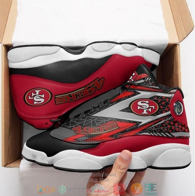 San Francisco 49ers NFL Football Team Air Jordan 13 Sneaker Shoes 1 San Francisco 49ers NFL Football Team Air Jordan 13 Sneaker Shoes