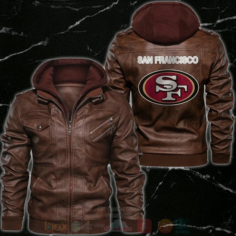 San Francisco Ers NFL Footballs Leather Jacket