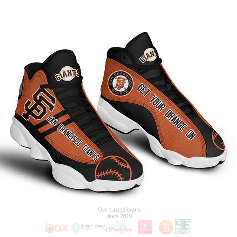 San Francisco Giants MLB Air Jordan 13 Shoes