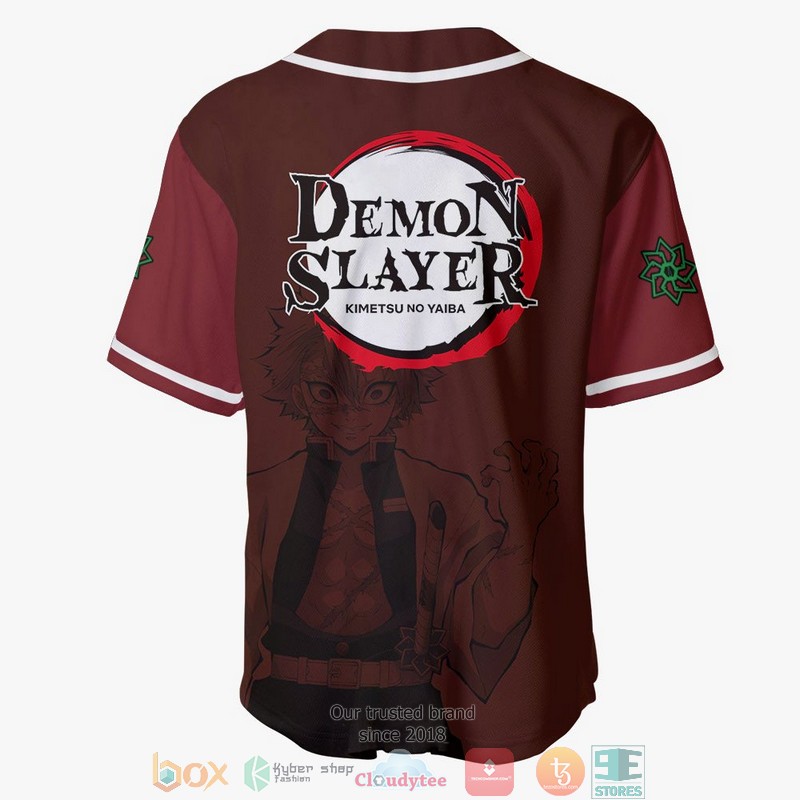 Sanemi Shinazugawa Demon Slayer Baseball Jersey Shirt 3 Sanemi Shinazugawa Demon Slayer Baseball Jersey Shirt 1 2