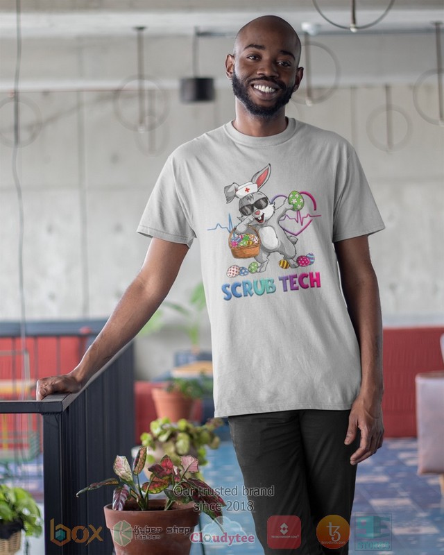 NEW Scrub Tech Bunny Dabbing shirt, hoodie 3 Scrub Tech Bunny Dabbing shirt hoodie 1 2