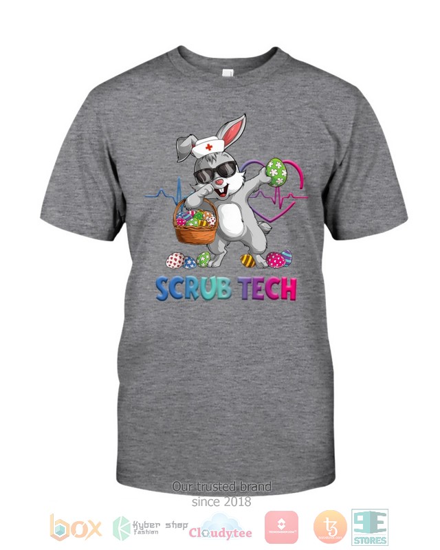NEW Scrub Tech Bunny Dabbing shirt, hoodie 4 Scrub Tech Bunny Dabbing shirt hoodie 1 2 3