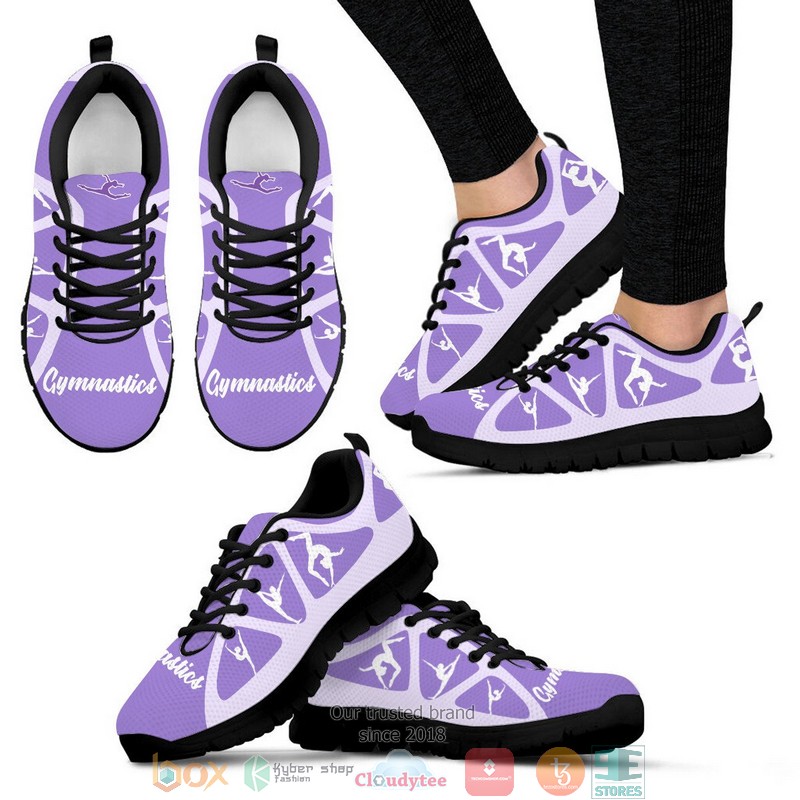 Shape Color Gymnastics Purple Sneaker Shoes