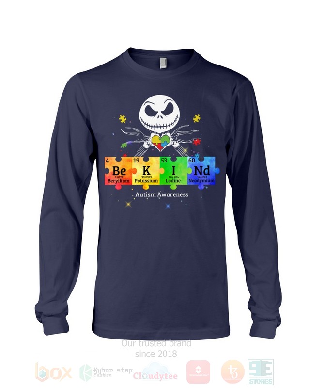 Skellington Autism Awareness 3D Hoodie Shirt 1 2 3 4 5 6 7 8 9 10 11