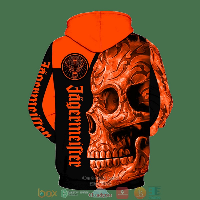 HOT Skull Jagermeister All Over Printed 3D Shirt, hoodie 2 Skull Jagermeister 3D Shirt hoodie 1