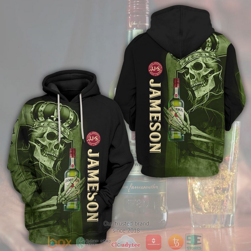 HOT Skull King Jameson Irish Whiskey All Over Printed 3D Shirt, Hoodie 8 Skull King Jameson Irish Whiskey 3D Shirt Hoodie