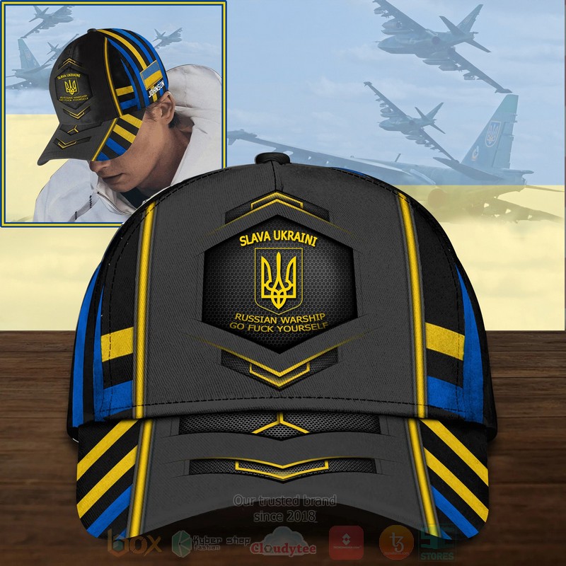 BEST Slava Ukraini Russian Warship Go Fuck Yourself Custom Name Hat Cap 3 Slava Ukraini Russian Warship Go Fuck Yourself Custom Name Cap