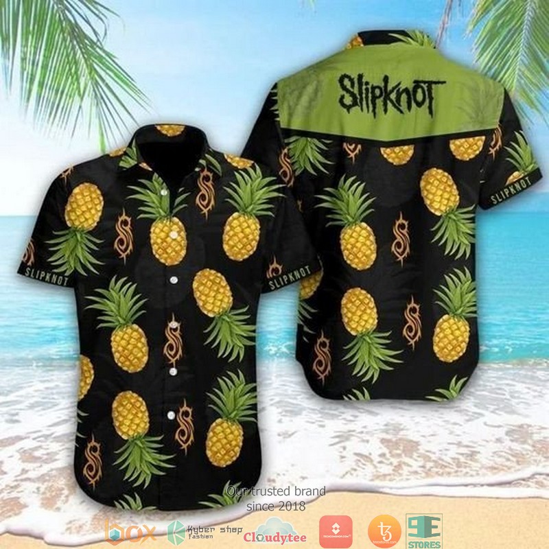 Slipknot Pineapple Tropical Short Sleeve Hawaiian Shirt 3 Slipknot Pineapple Tropical Short Sleeve Hawaiian Shirt
