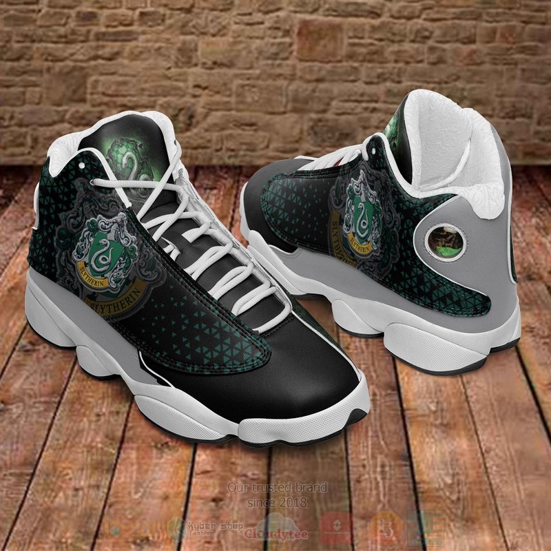 Slytherin Harry Potter Air Jordan 13 Shoes 1