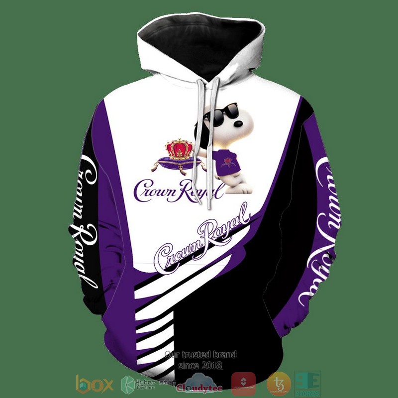 Snoopy Crown Royal 3D Shirt Hoodie