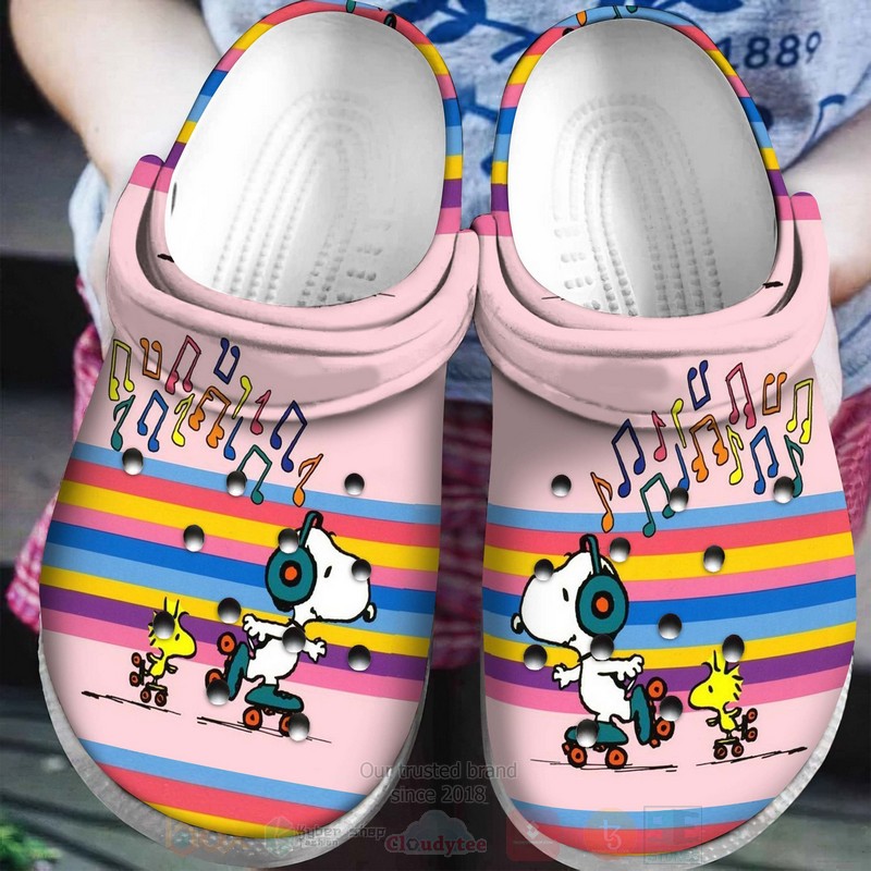 Snoopy and Woodstock Together Crocband Crocs Clog Shoes