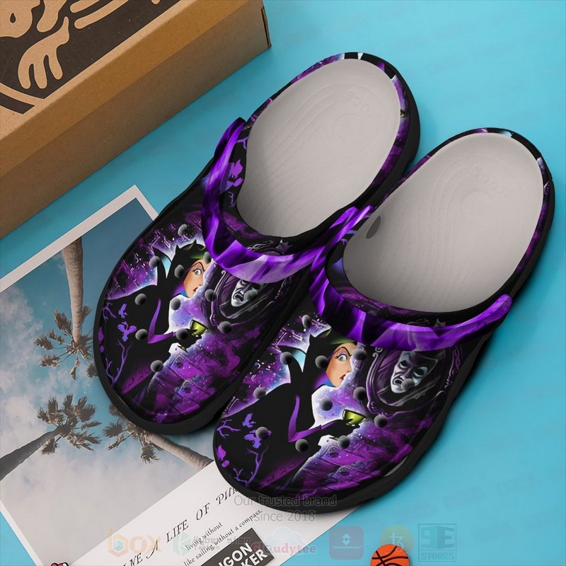 BEST Snow White Grimhilde Crocs Crocband Shoes 2 Snow White Grimhilde Crocband Crocs Clog Shoes 1