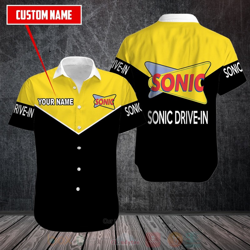 Sonic Drive In Custom Name Hawaiian Shirt