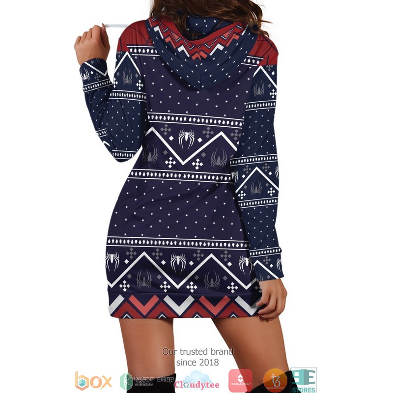 Spider Sense Christmas Hoodie Dress 1