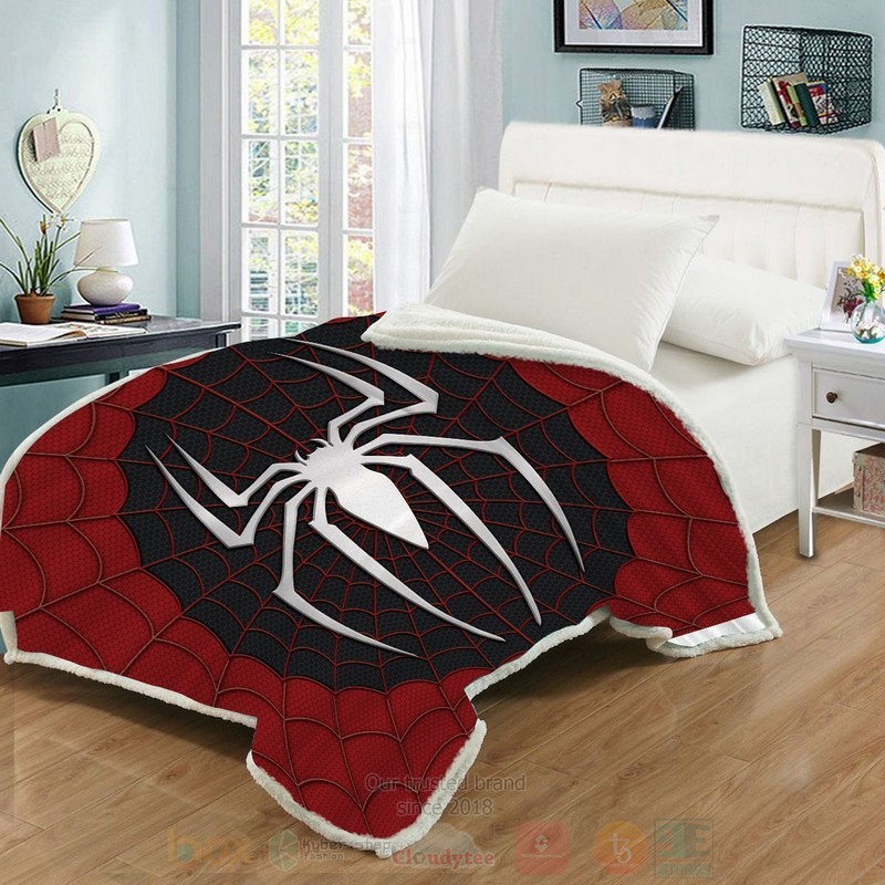 BEST Spider Sense Custom Sherpa Blanket 3 Spider Sense Custom Throw Blanket 1 2