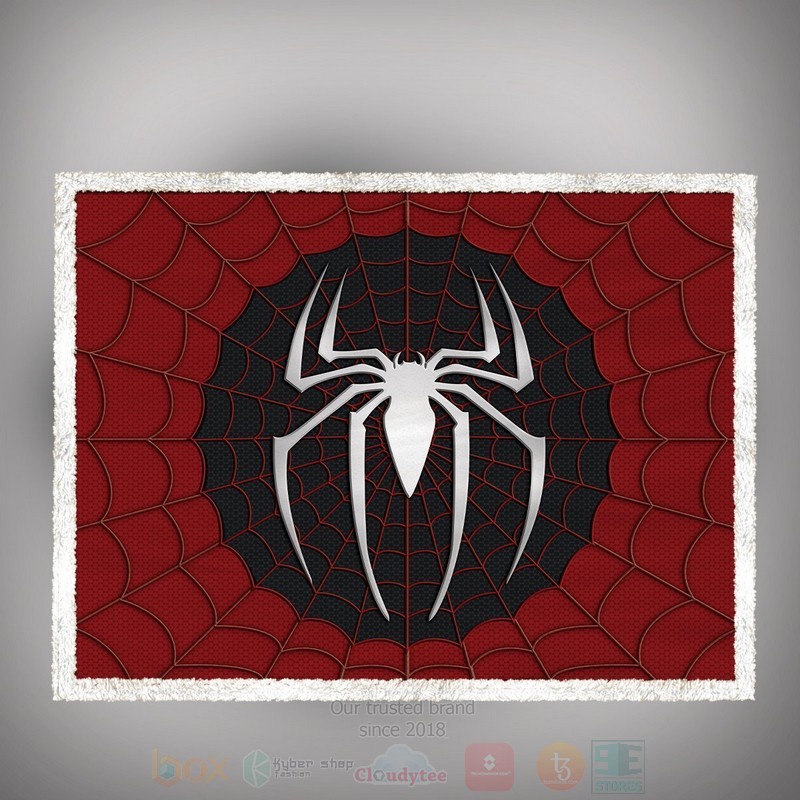 BEST Spider Sense Custom Sherpa Blanket 4 Spider Sense Custom Throw Blanket 1 2 3